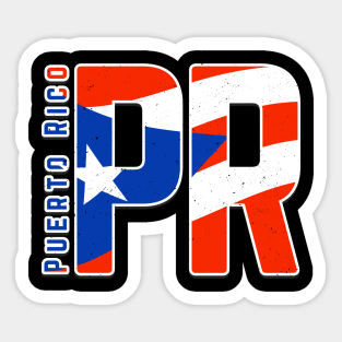 Puerto Rico - PR Flag Sticker